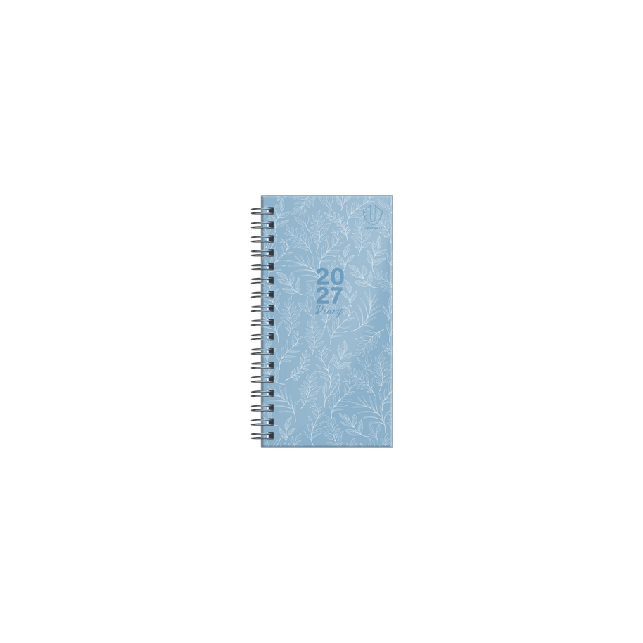 2027 Calendar Year Diary/Planner - 12 Month A6 Week to View Diary - Wiro Bound - Upward Fashion Range