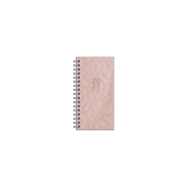 2027 Calendar Year Diary/Planner - 12 Month A6 Week to View Diary - Wiro Bound - Upward Fashion Range