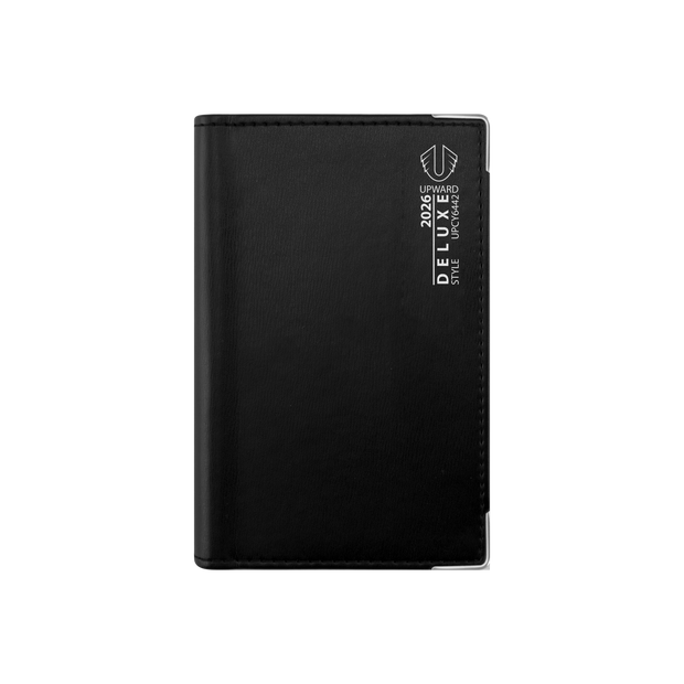 Upward - Deluxe 6442, 12 Month 2026 Calendar Year Planner, Week to View Diary, Pocket Wiro Bound