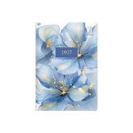 2027 Calendar Year Diary/Planner - 12 Month A5 Day to Page Diary - Hard Cover in Water Colour - Upward Fashion Range