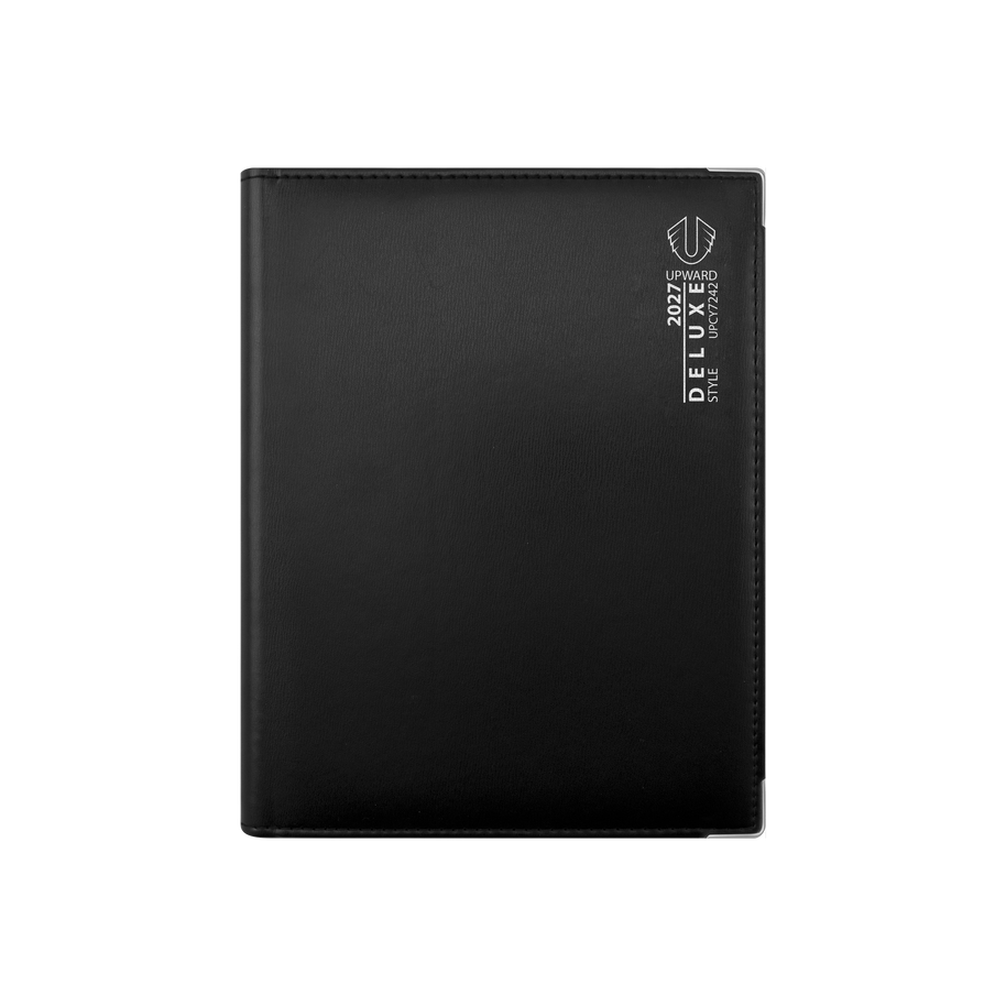 2027 Calendar Year Diary/Planner - 12 Month A5 Day to Page Diary - Wiro Bound - Upward Deluxe Range