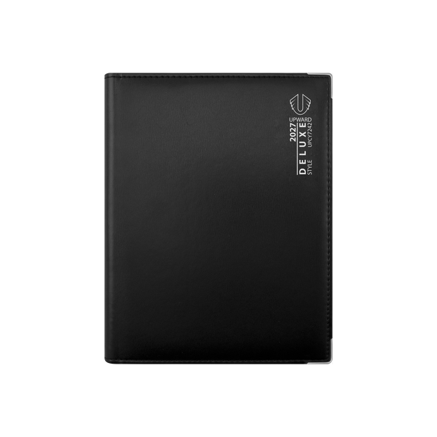 2027 Calendar Year Diary/Planner - 12 Month A5 Day to Page Diary - Wiro Bound - Upward Deluxe Range