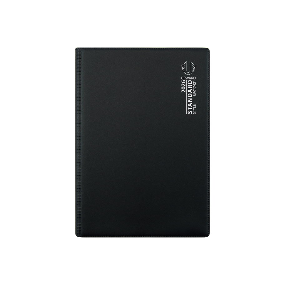 Upward - Standard 7421, 12 Month 2026 Calendar Year Planner, Week to View Diary, A5 Case Bound