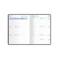 Upward - Standard 7421, 12 Month 2026 Calendar Year Planner, Week to View Diary, A5 Case Bound