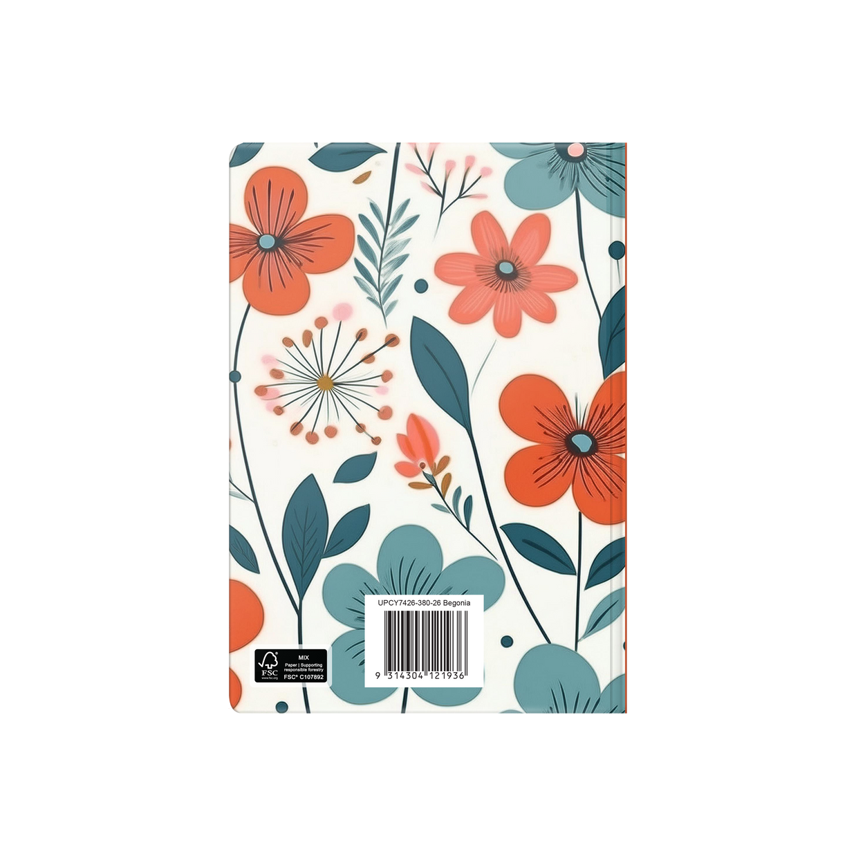 Upward - Fashion 7426, 12 Month 2026 Calendar Year Planner, Week to View Diary, A5 Case Bound