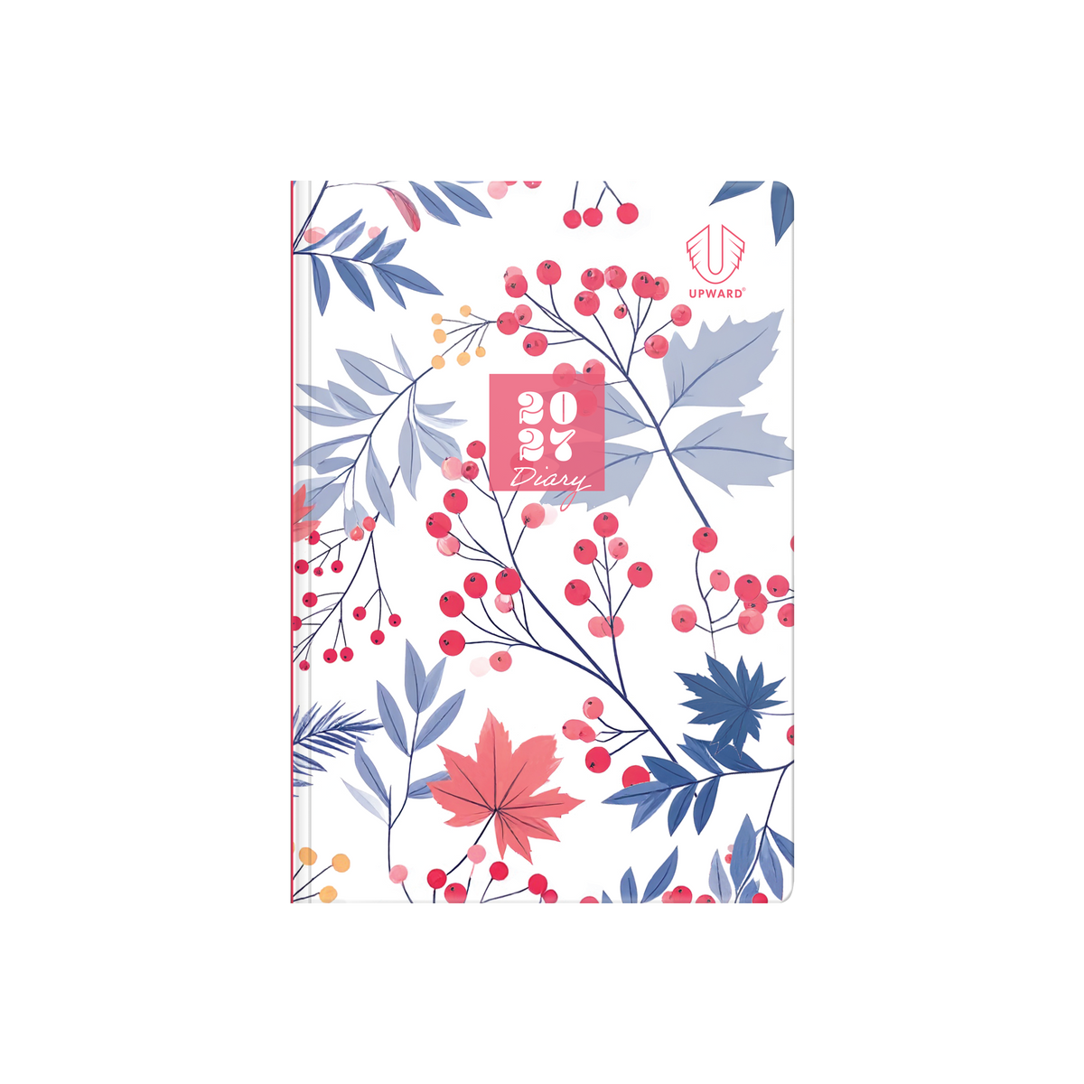 2027 Calendar Year Diary/Planner - 12 Month A5 Week to View Diary - Hard Cover in Little Fruit - Upward Fashion Range