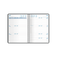 2027 Calendar Year Diary/Planner - 12 Month A5 Week to View Diary - Wiro Bound - Upward Superior Range