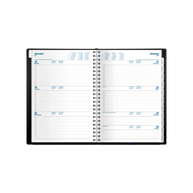 2027 Calendar Year Diary/Planner - 12 Month A5 Week to View Diary - Wiro Bound - Upward Deluxe Range