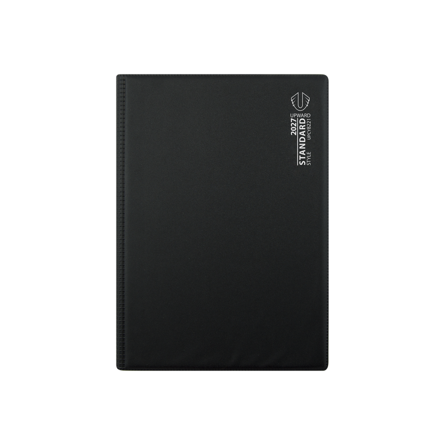 2027 Calendar Year Diary/Planner - 12 Month B5 Day to Page Diary - Case Bound - Upward Standard Range