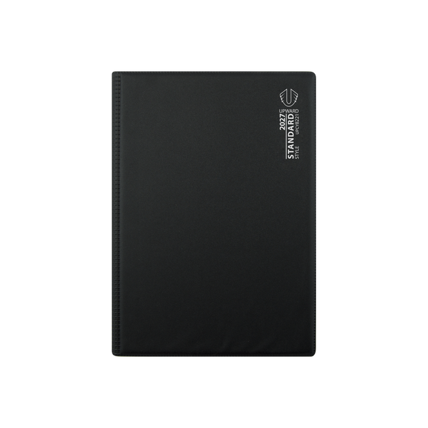 2027 Calendar Year Diary/Planner - 12 Month B5 Day to Page Diary - Case Bound - Upward Standard Range