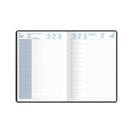 2027 Calendar Year Diary/Planner - 12 Month B5 Day to Page Diary - Case Bound - Upward Standard Range