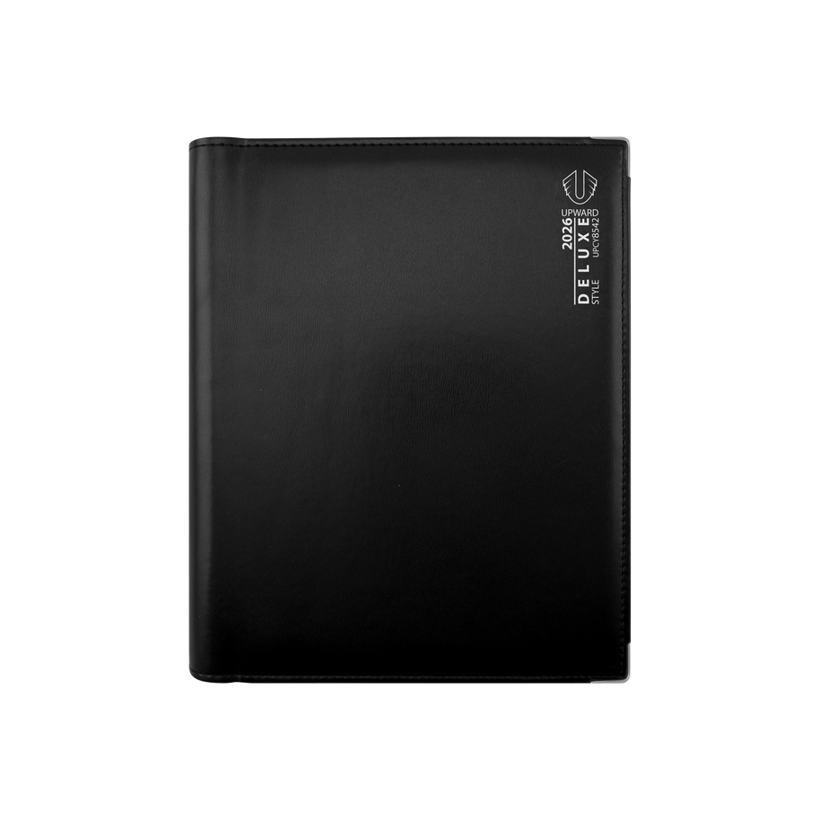 Upward - Deluxe 8542, 12 Month 2026 Calendar Year Planner, Vertical Week to View Diary, B5 Wiro Bound