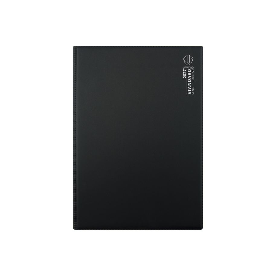 2027 Calendar Year Diary/Planner - 12 Month A4 Day to Page Diary - Case Bound - Upward Standard Range
