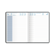 2027 Calendar Year Diary/Planner - 12 Month A4 Day to Page Diary - Case Bound - Upward Standard Range
