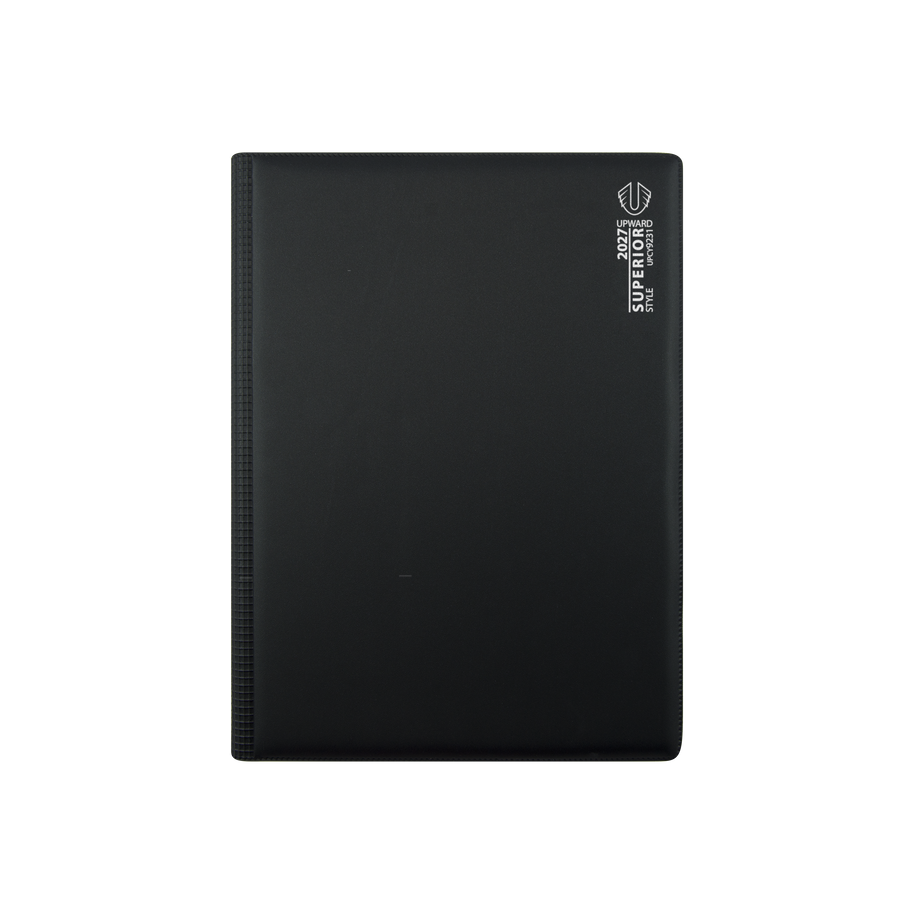 2027 Calendar Year Diary/Planner - 12 Month A4 Day to Page Diary - Wiro Bound - Upward Superior Range