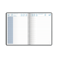 2027 Calendar Year Diary/Planner - 12 Month A4 Day to Page Diary - Wiro Bound - Upward Superior Range