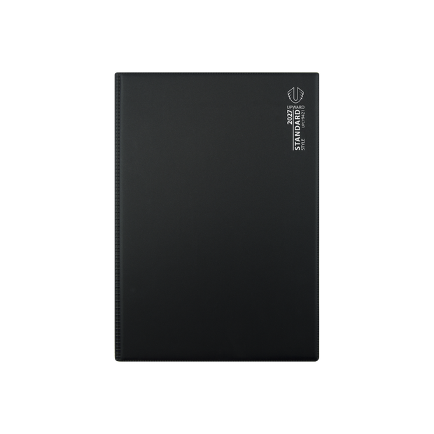 2027 Calendar Year Diary/Planner - 12 Month A4 Week to View Diary - Case Bound - Upward Standard Range
