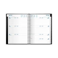 2027 Calendar Year Diary/Planner - 12 Month A4 Week to View Diary - Wiro Bound - Upward Deluxe Range