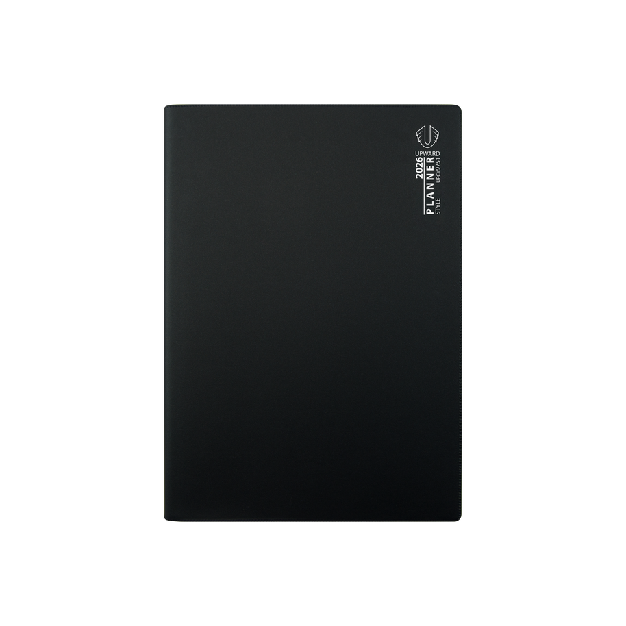 Upward - Planner 9751, 12 Month 2026 Calendar Year Planner, Month to View Diary, A4 Case Bound