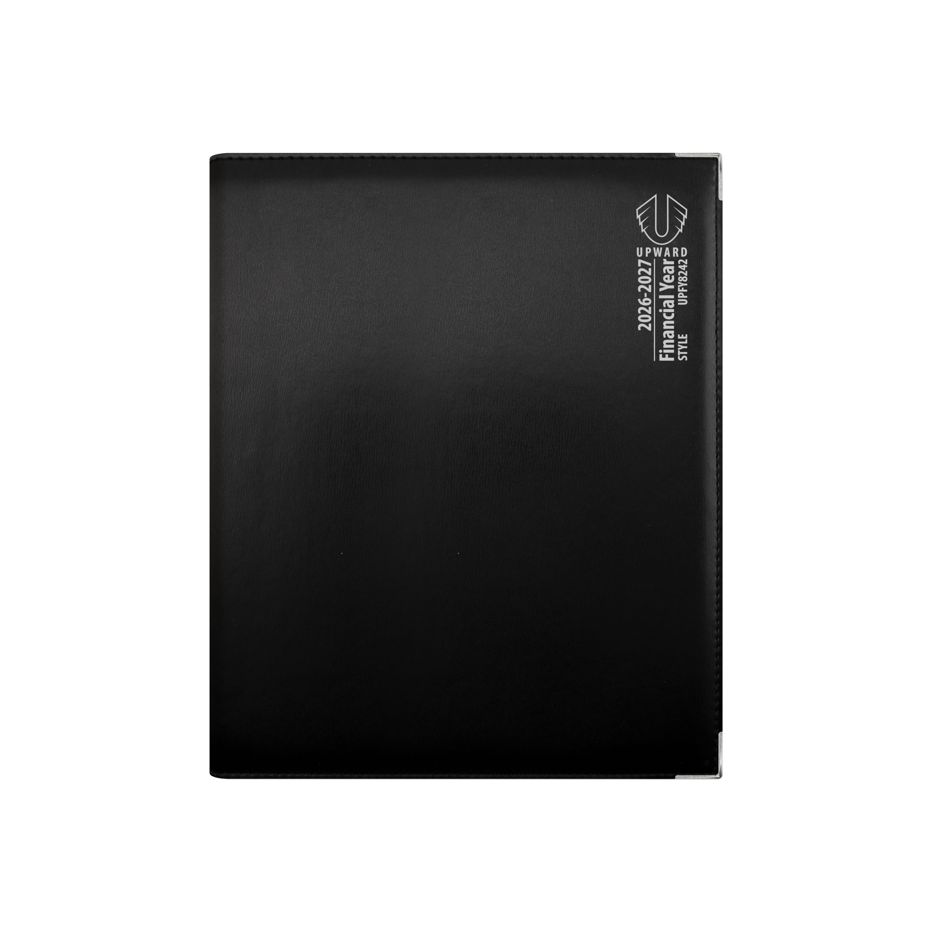 2026-2027 Financial Year Planner - 12 Month B5 Day to Page Diary - Hard Cover Leather Bound - Upward Deluxe Range