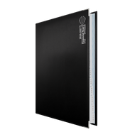 2026-2027 Financial Year Planner - 12 Month A4 Day to Page Diary - Hard Cover Leather Bound - Upward Deluxe Range