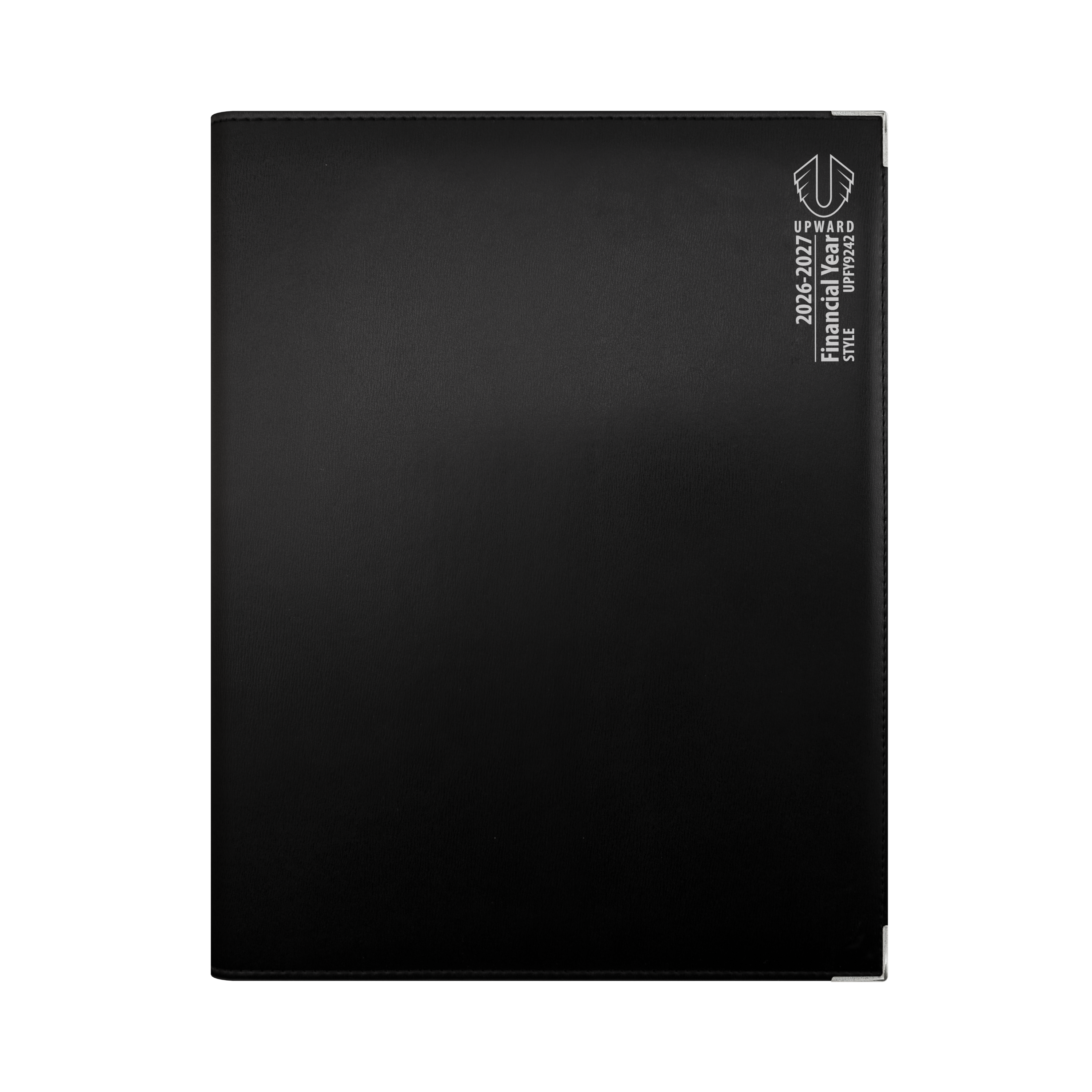 2026-2027 Financial Year Planner - 12 Month A4 Day to Page Diary - Hard Cover Leather Bound - Upward Deluxe Range