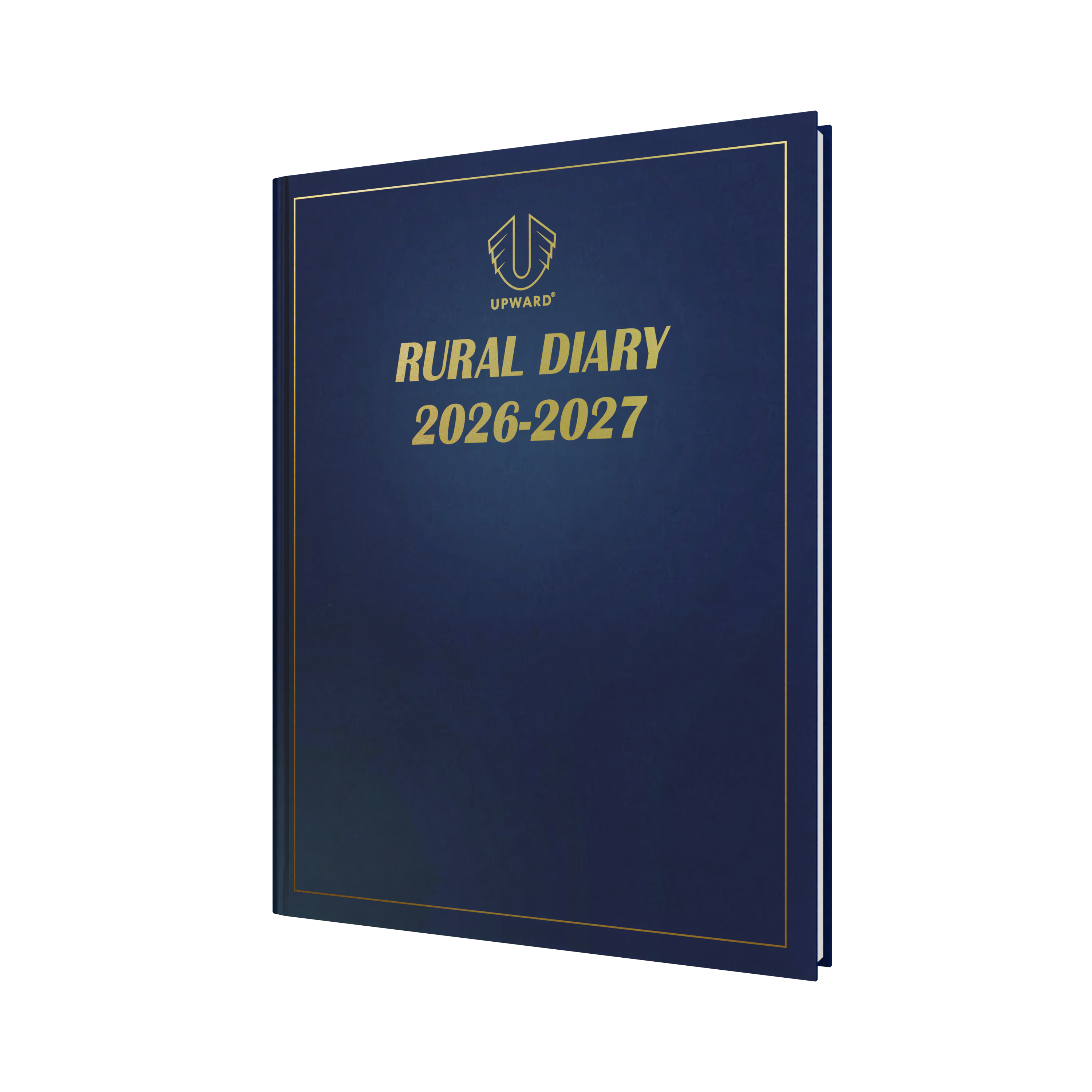 2026-2027 Financial Year Planner - 12 Month 280x210mm 2 Days to a Page Diary - Hard Cover - Upward Rural Management Range