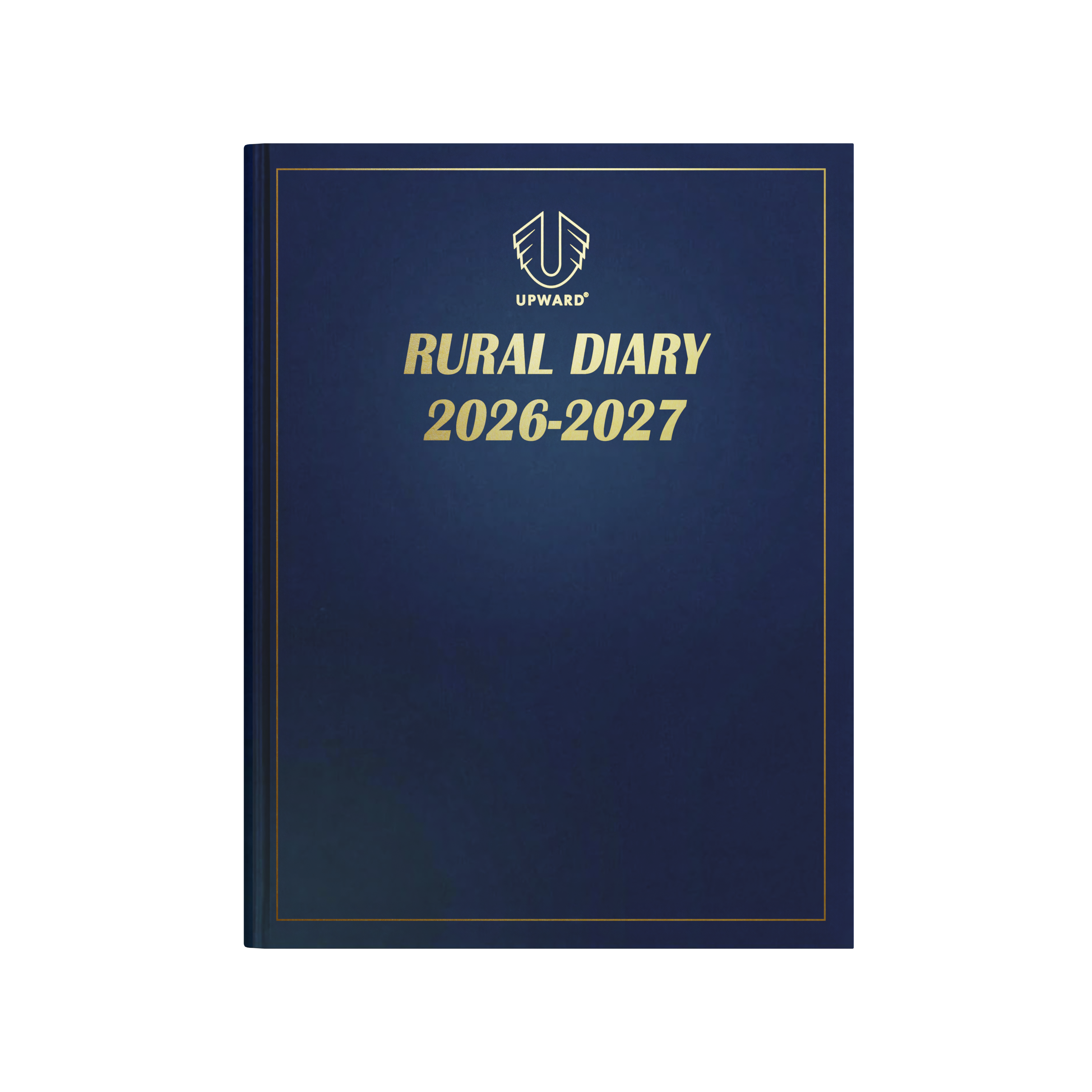 2026-2027 Financial Year Planner - 12 Month 280x210mm 2 Days to a Page Diary - Hard Cover - Upward Rural Management Range