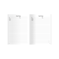 Upward - Travel Diary Planner, Undated, Day to Page, A5 Case Bound
