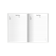 Upward - Travel Diary Planner, Undated, Day to Page, A5 Wiro Bound - Assorted