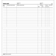 Wildon - Travel And Expenses Diary , 210x105mm Landscape Soft Cover