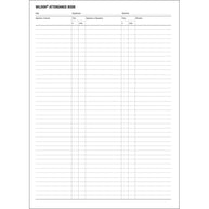 Wildon - Attendance Book 64 Page, A4 Soft Cover