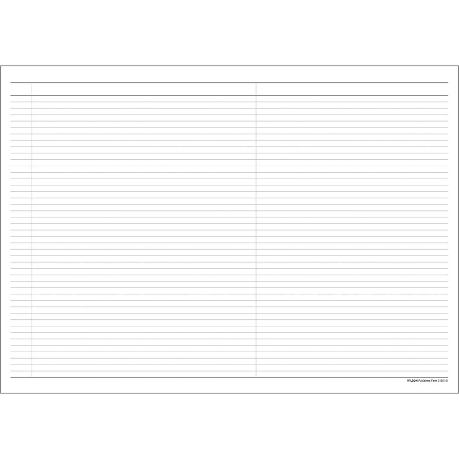 Wildon - Minute Book 56 Page, A4 Soft Cover