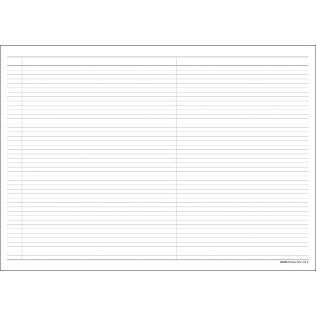 Wildon - Minute Book 56 Page, A4 Soft Cover